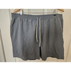 Quicksilver Men's Swim Trunks Elastic Waist Drawstring Board Shorts, Size XXL